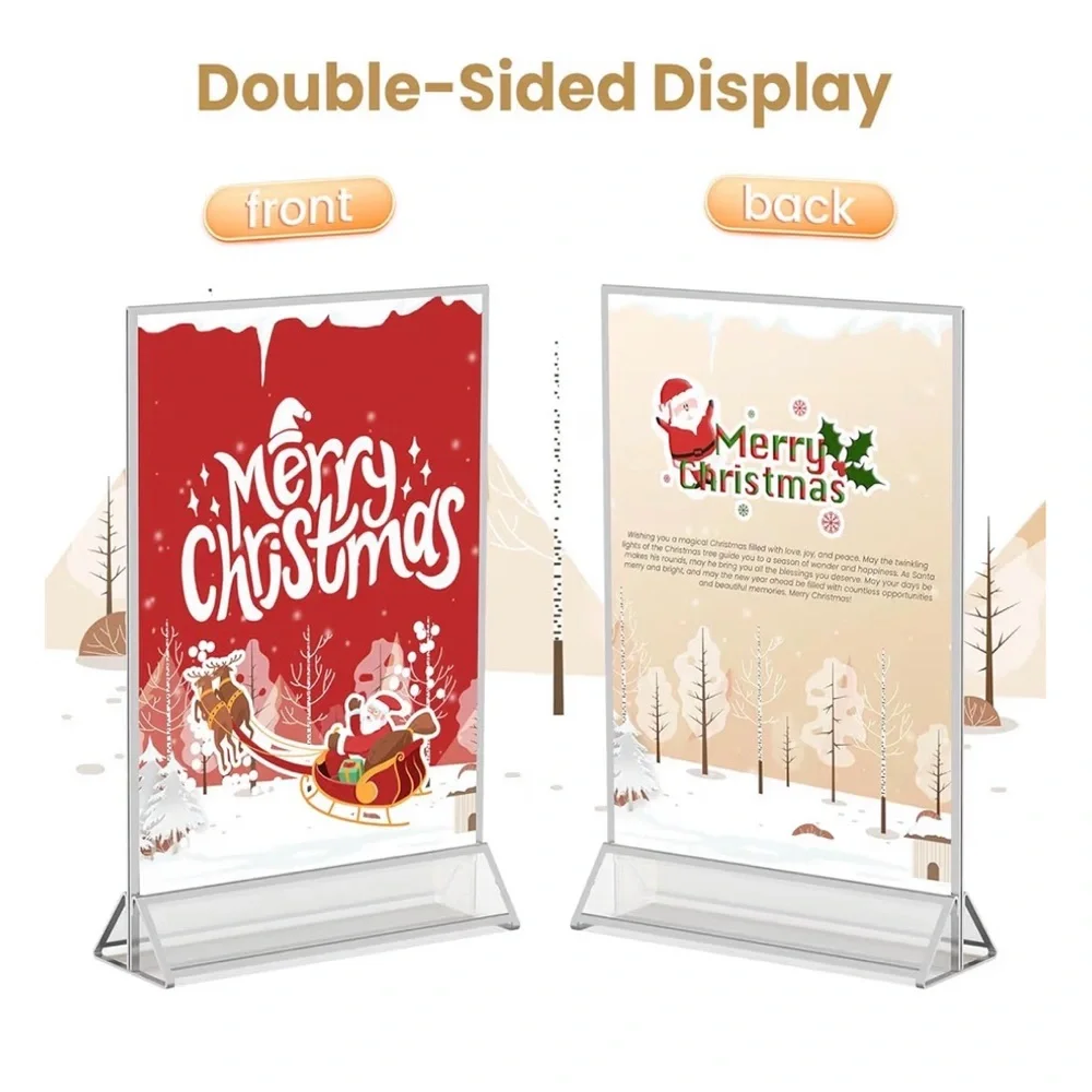 Acrylic Clear Frame 6-Pack